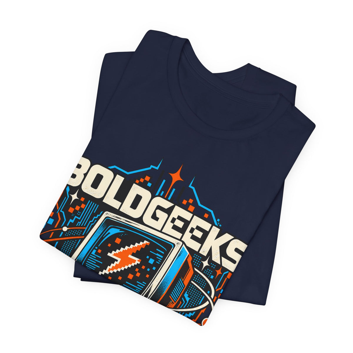 BOLDGEEKS Retro Computer Geek T-Shirt
