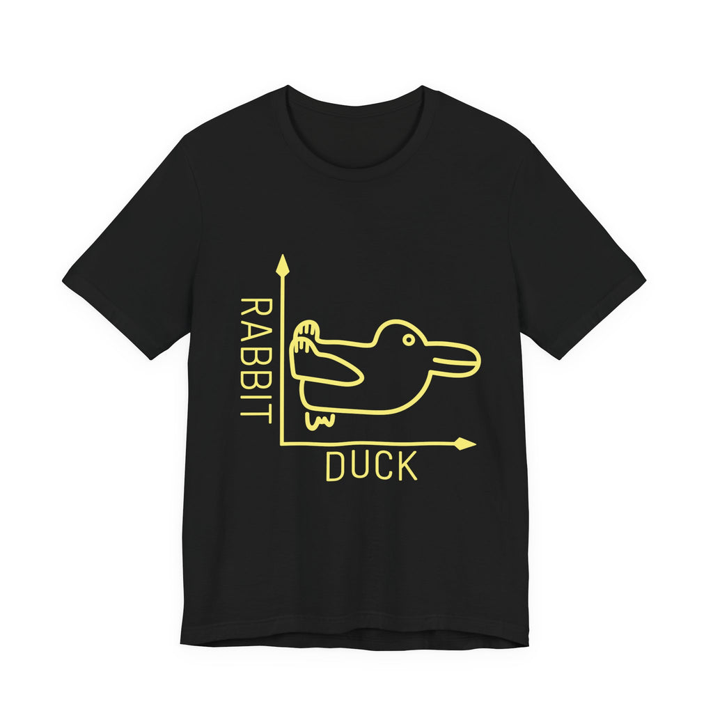Rabbit or Duck? Optical Illusion T-Shirt – Bold Geeks