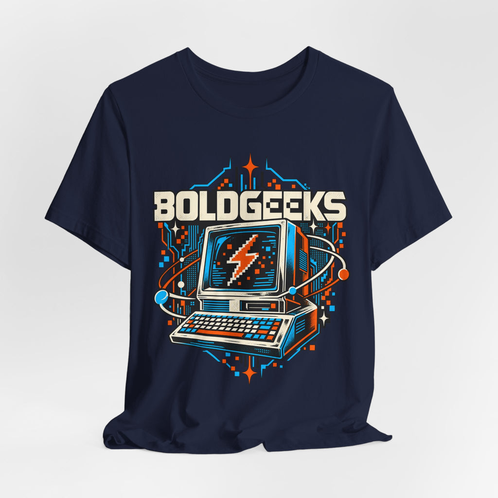 BOLDGEEKS Retro Computer Geek T-Shirt