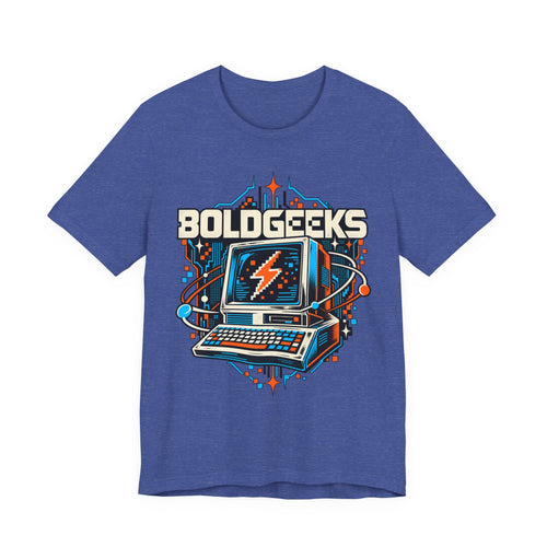 BOLDGEEKS Retro Computer Geek T-Shirt