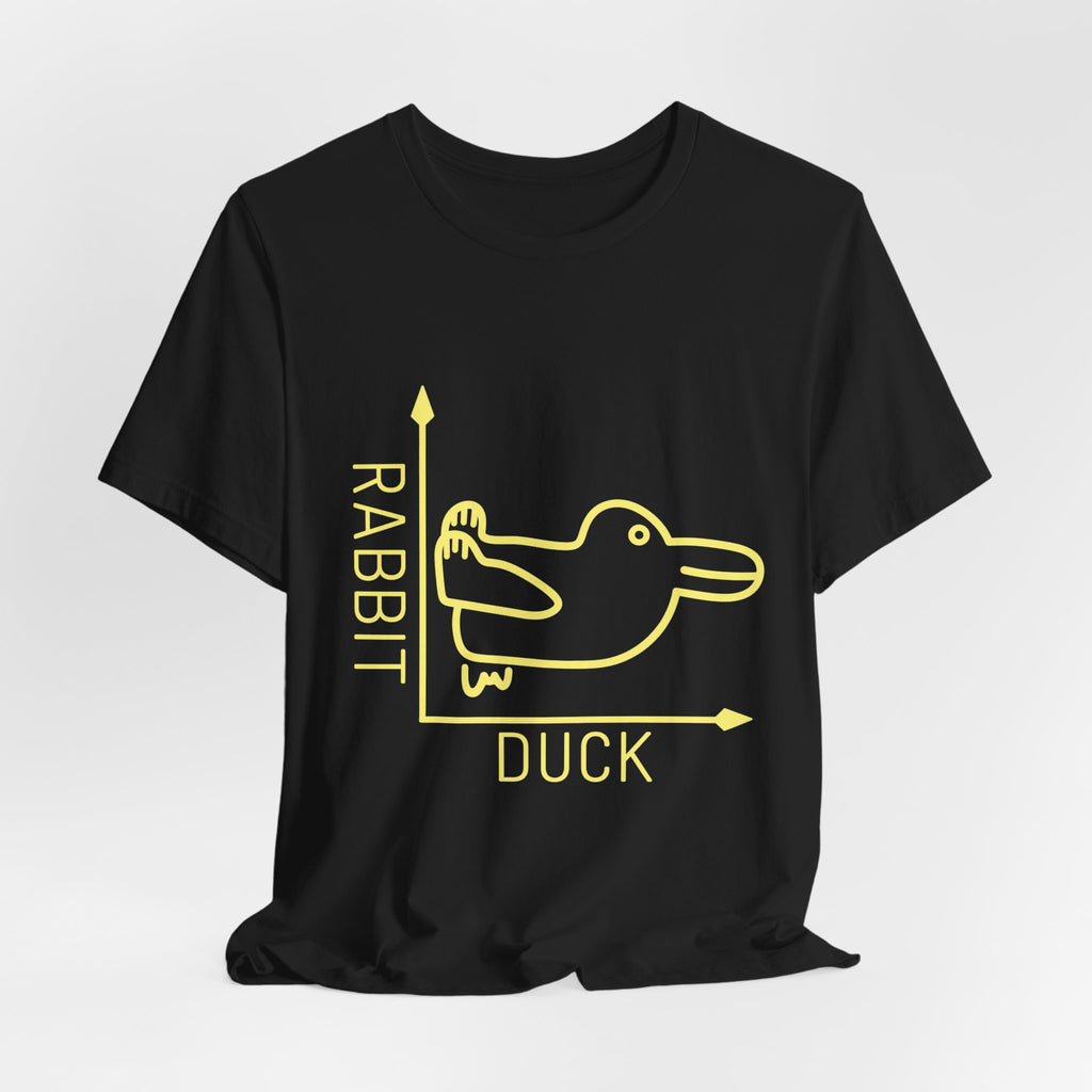 Rabbit or Duck? Optical Illusion T-Shirt – Bold Geeks