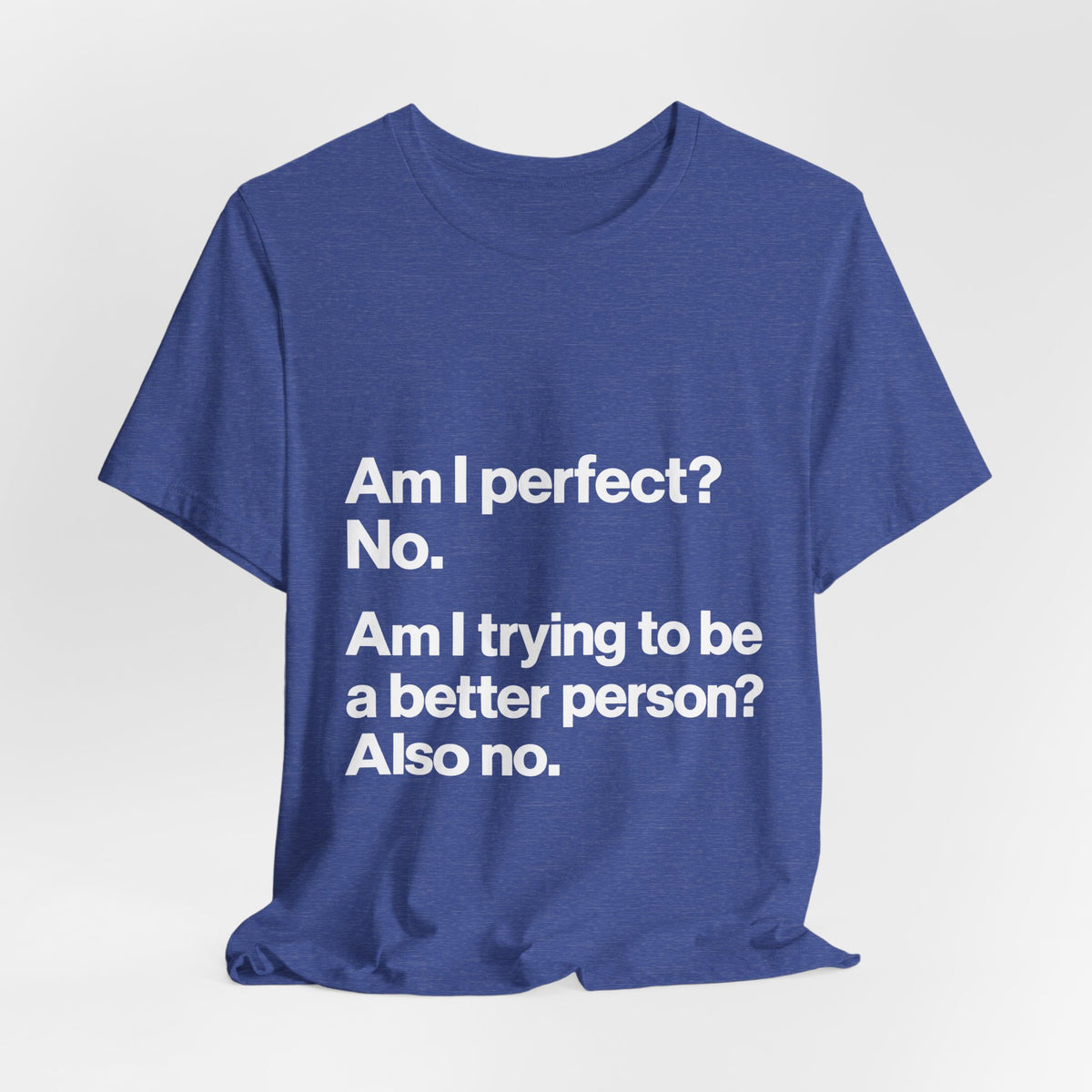 Not Perfect, Not Improving T-Shirt