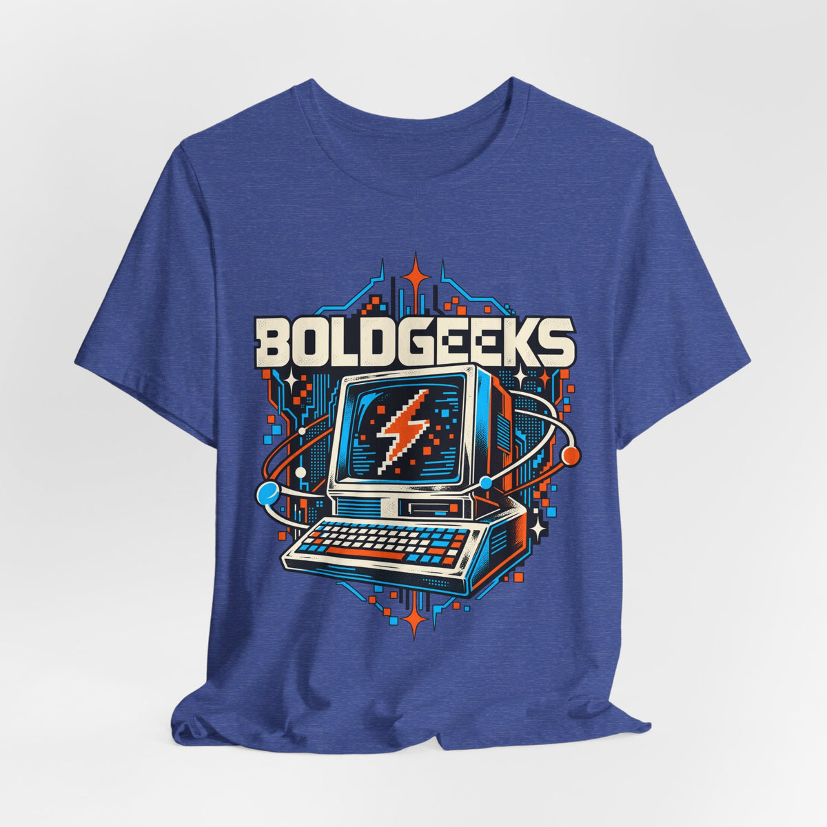 BOLDGEEKS Retro Computer Geek T-Shirt